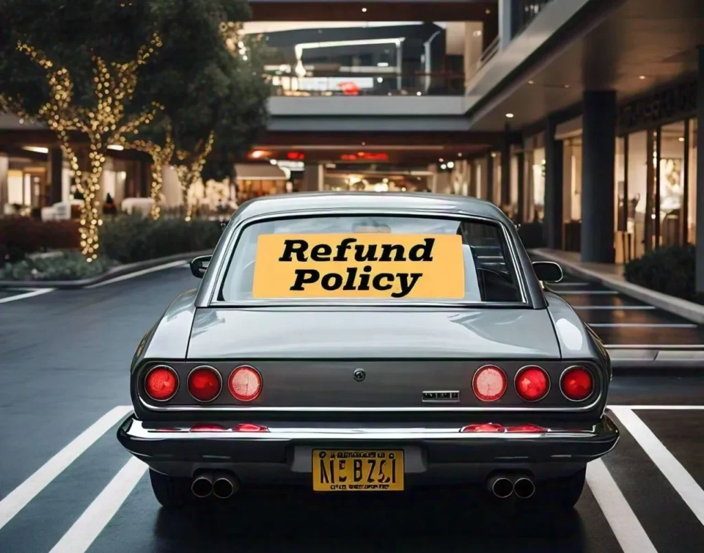 Refund Policy of cars flick