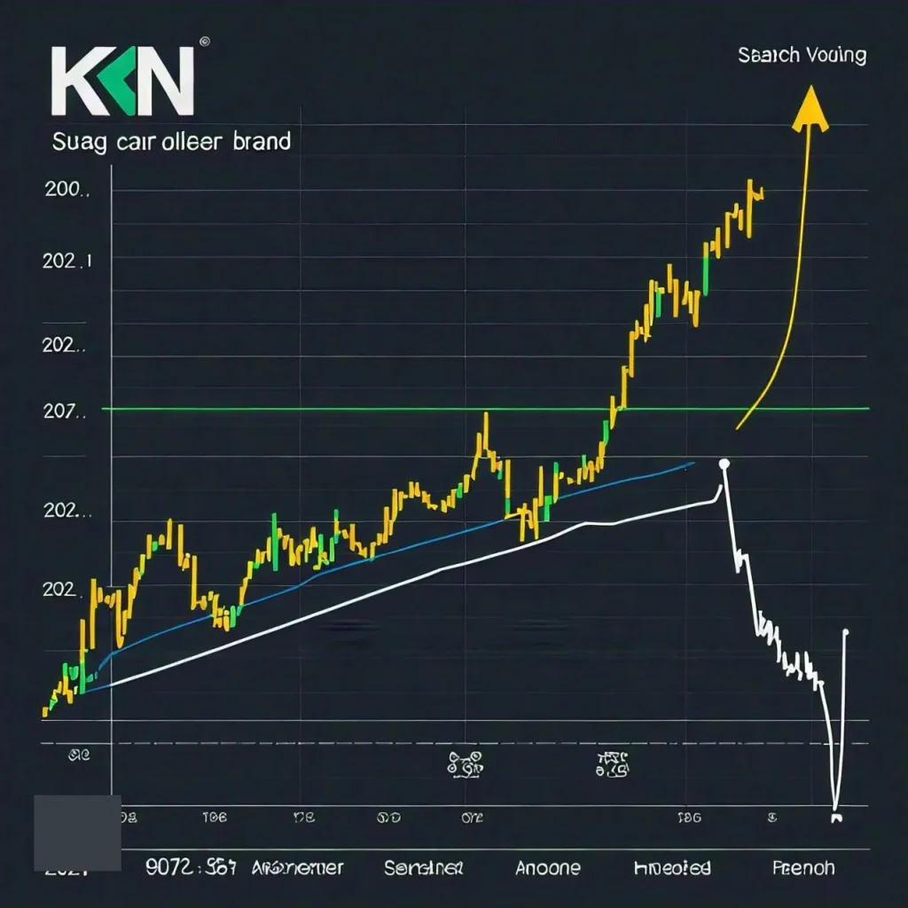 Google Search Trends for KN Car brand