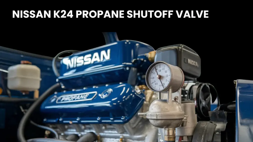 Nissan K24 Propane Shutoff Valve