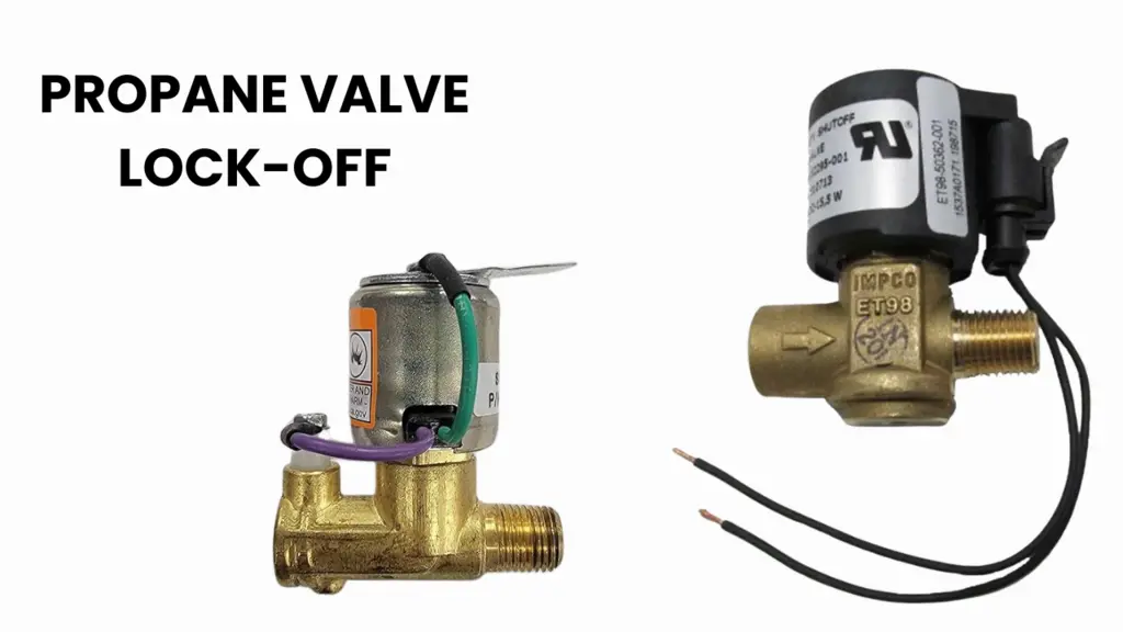 propane valve lock off