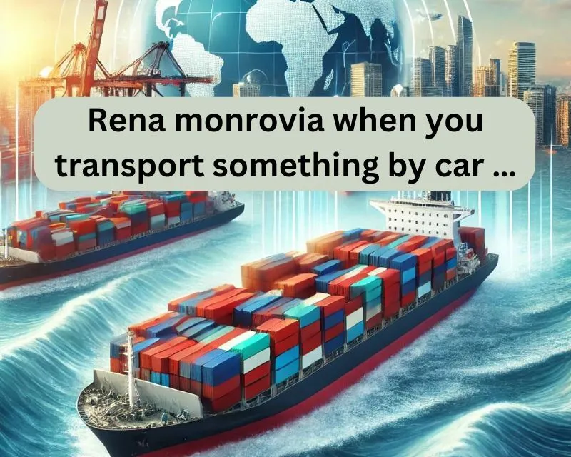 Rena monrovia when you transport something by car …