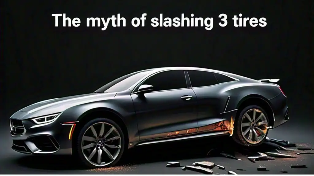 The myth of slashing 3 tires