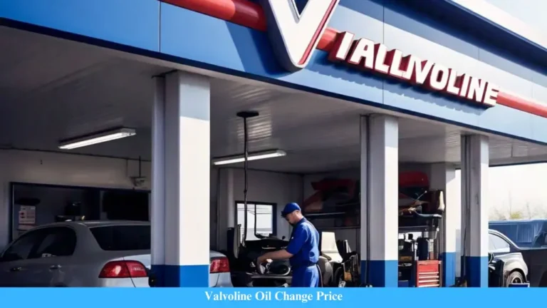 Valvoline Synthetic Oil Change Price