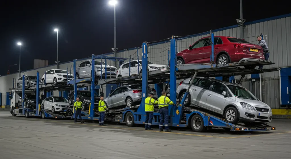 car loading for transportation